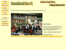 Tablet Screenshot of huettenmusikkorps.de